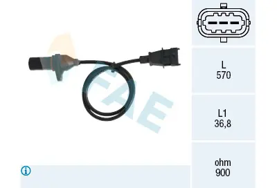 Generador de impulsos, cigüeñal FAE 79332 FAE 79332 Mejor Calidad